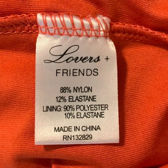 Lovers + Friends Women's Peek A Boo V Neck Sleeveless Pullover Mini Dress Size L - Picture 8 of 13